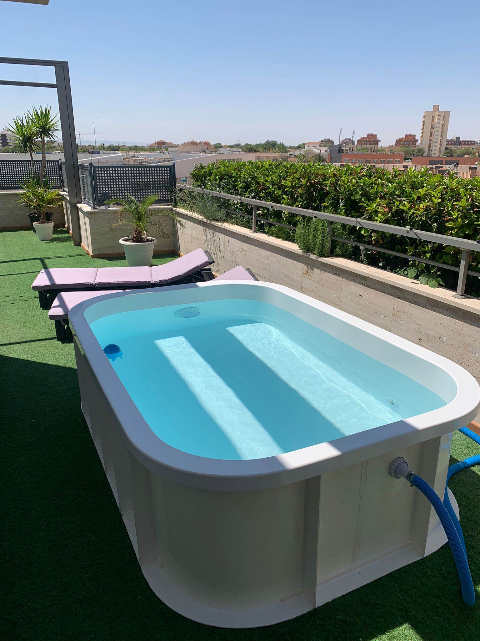 Mini piscina para terrazas